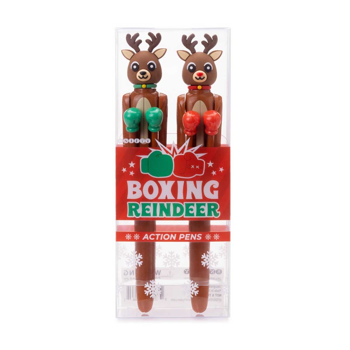 Snifty - Boxing Reindeer Action Pens