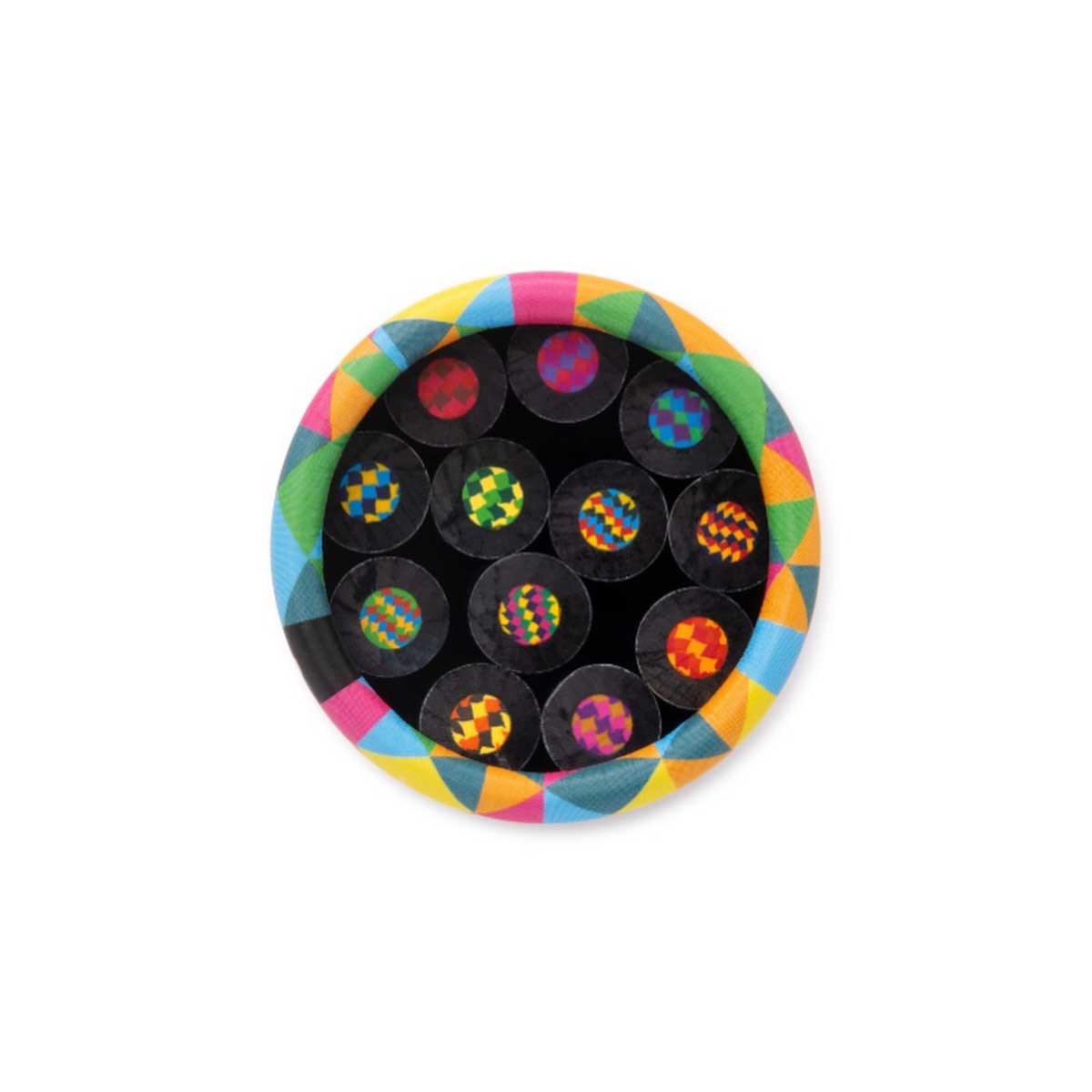 Snifty - Kaleidoscope 12 Jumbo Multi-Colored Prism Pencils