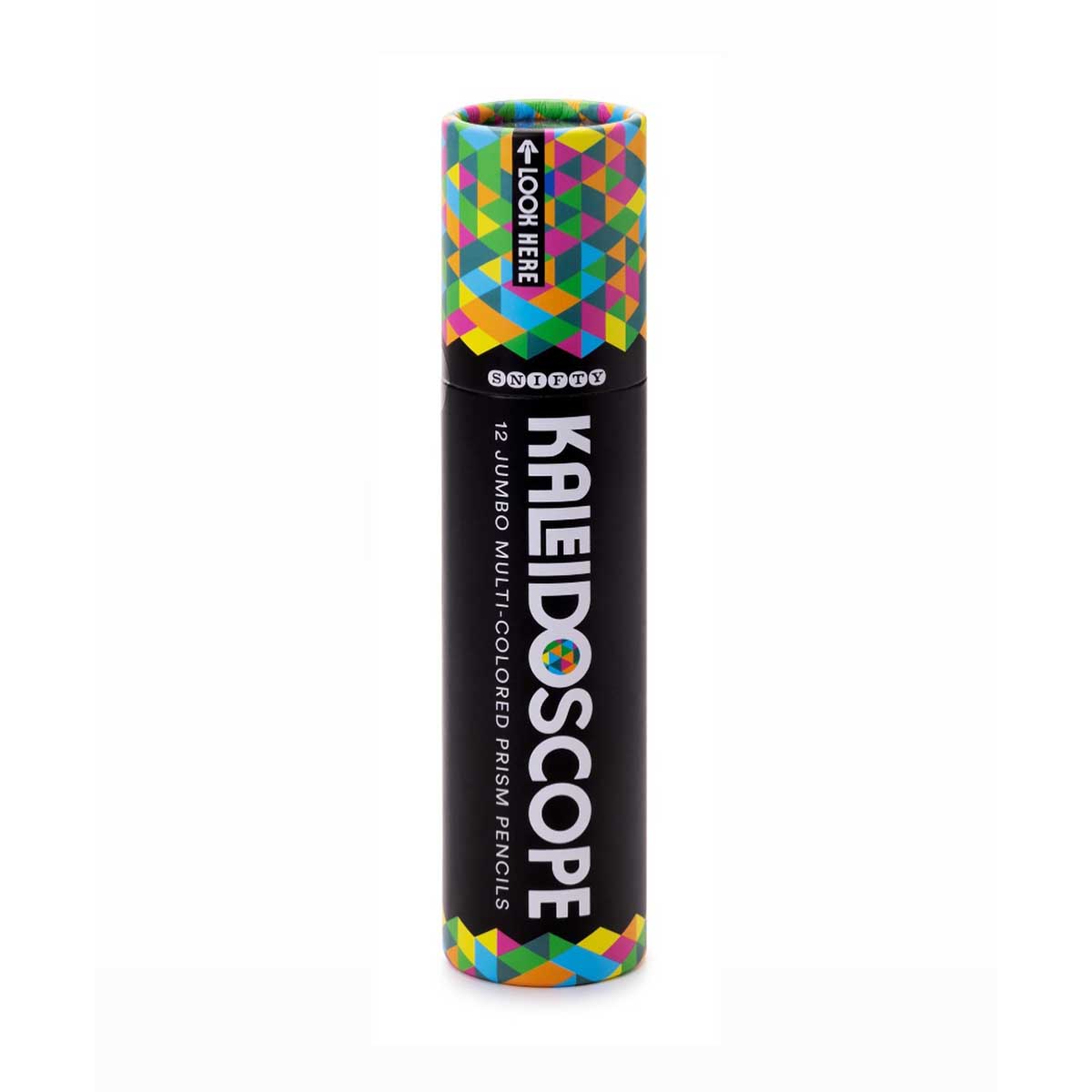 Snifty - Kaleidoscope 12 Jumbo Multi-Colored Prism Pencils