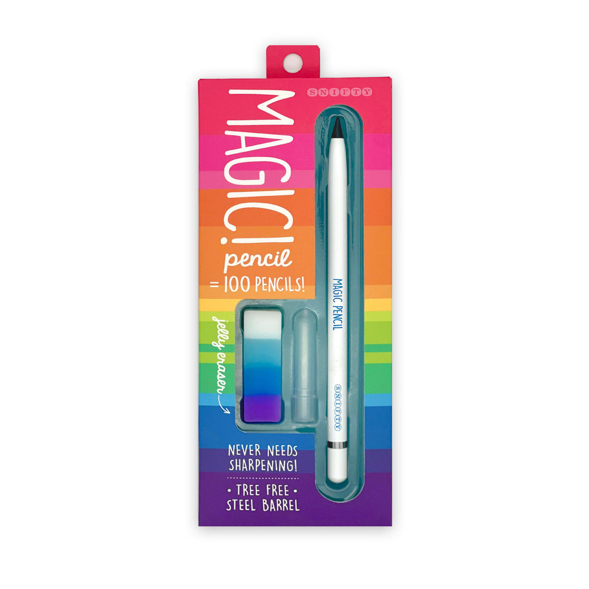Snifty Magic Pencil White Barrel with Eraser
