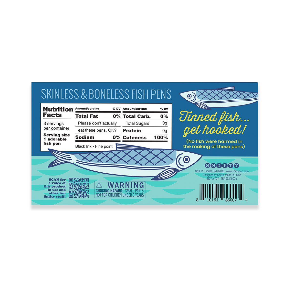 Snifty Tinned Fish Pens