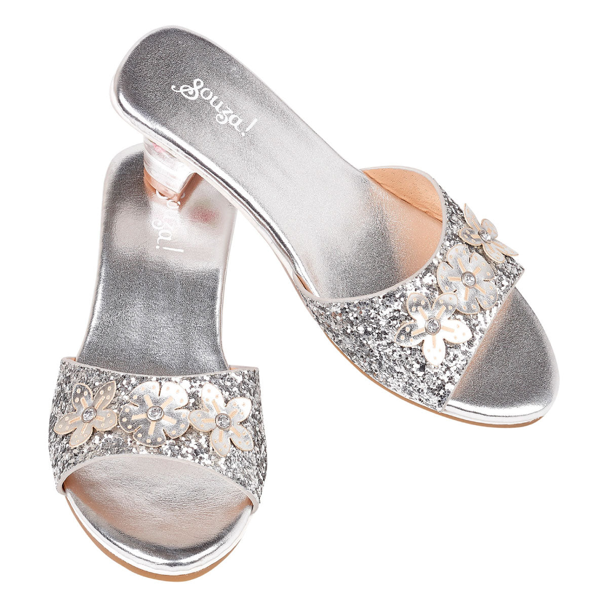 Souza Mariona High Heel Slipper, Silver