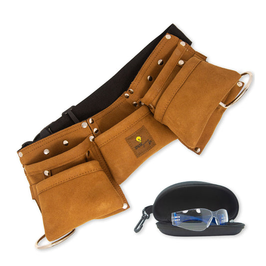 SparkJump Kids' Leather Tool Belt