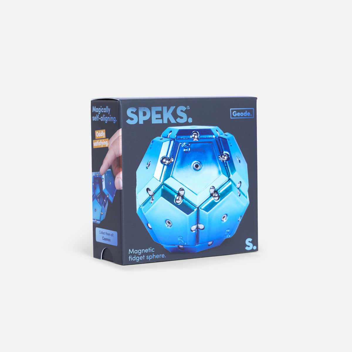 Speks Geode Chrome Cosmos Sphere Magnetic Fidget