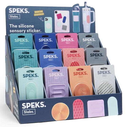 Speks Slabs Silicone Sensory Sticker - Singles