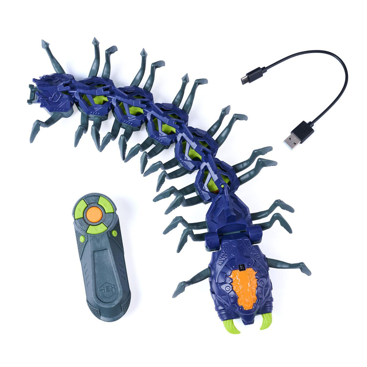 Spin Master Hex Bots Alive Inside Explodapede RC Centipede