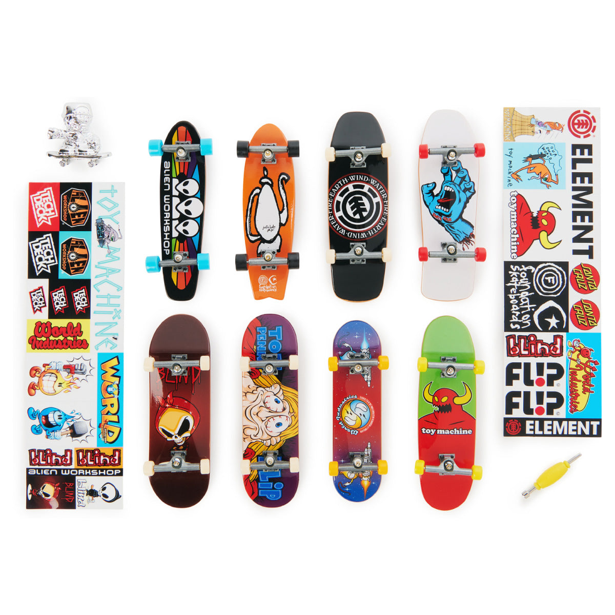 Tech Deck 25th Anniversary Fingerboards 8 Pack