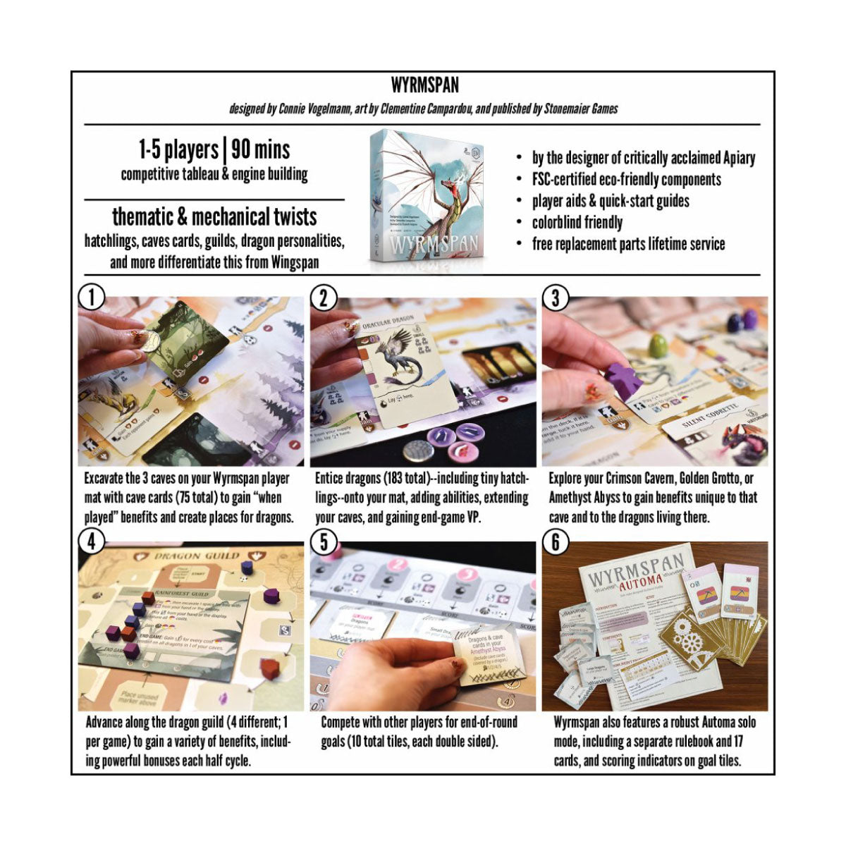 Stonemaier Games Wyrmspan