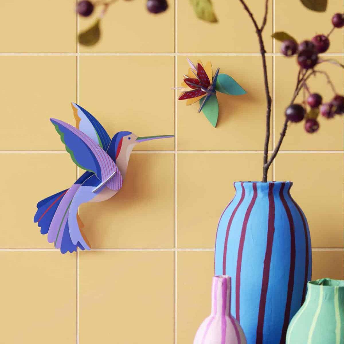 Studio Roof Garden Hummingbird Wall Art