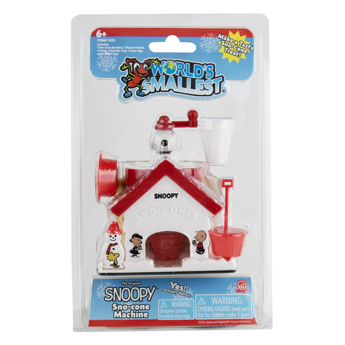 World's Smallest Snoopy Sno-Cone Machine