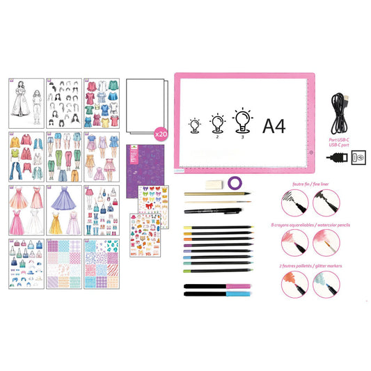 Artissimo XXL Fashion Workshop and LED Light Pad