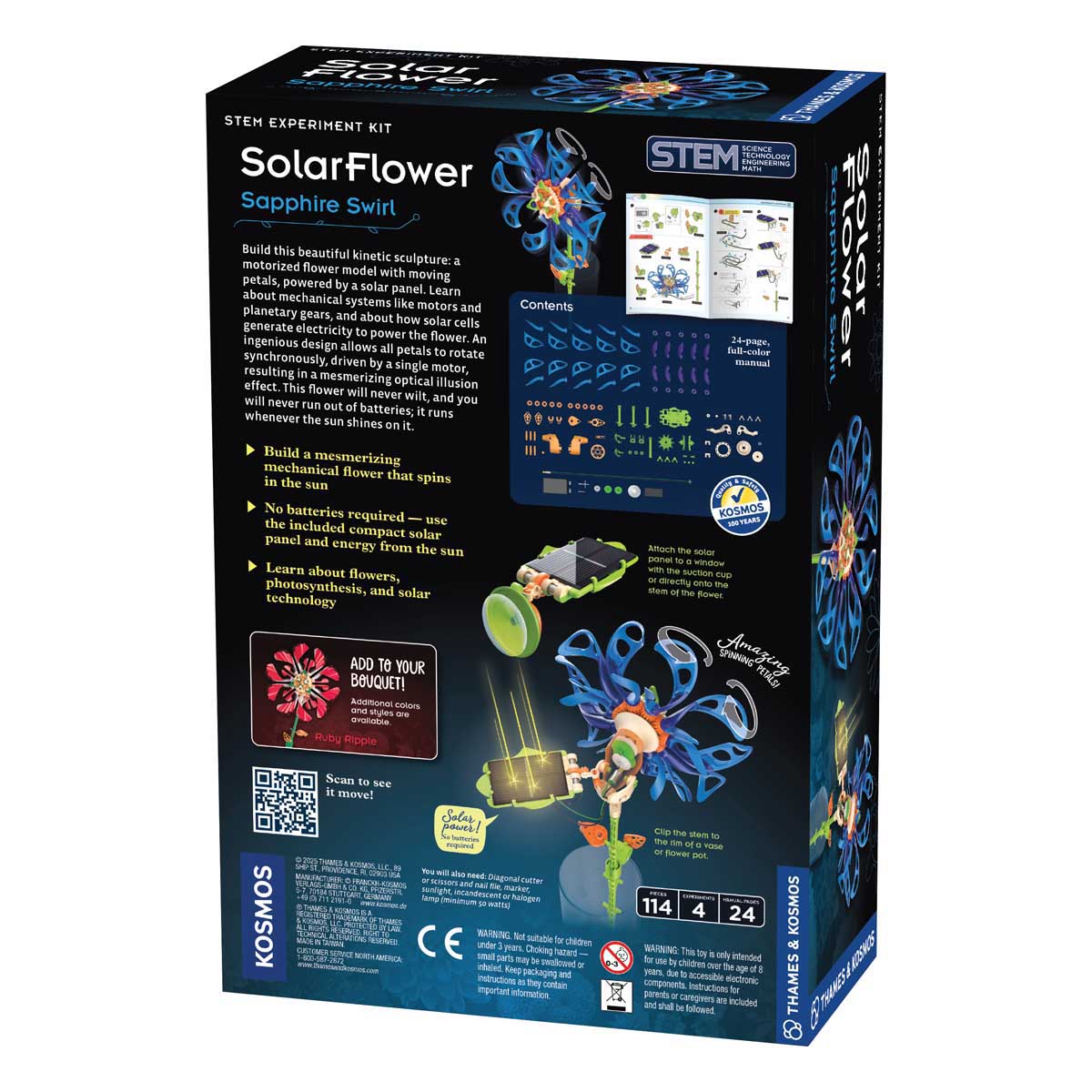 SolarFlower Sapphire Swirl from Thames & Kosmos