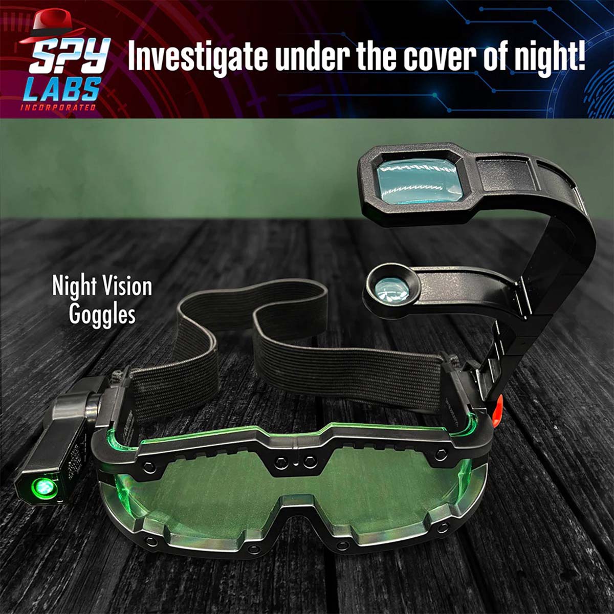 Thames & Kosmos Spy Labs: Ultimate Spy Sleuth Master of Surveillance Motion Detector Alarm Night Vision Goggles