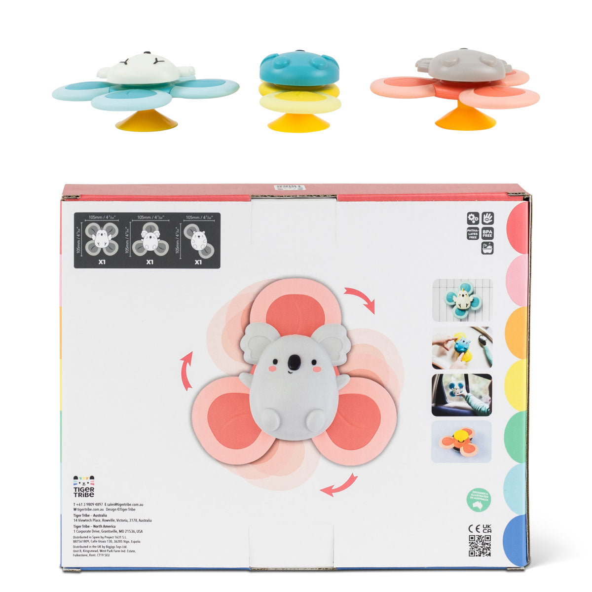 Tiger Tribe Sensory Spinners - Aussie Animals