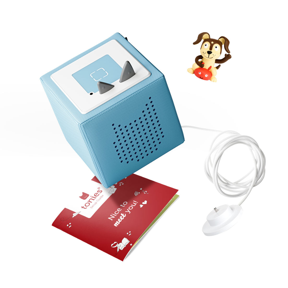 Tonies Light Blue Starter Box + Headphones Bundle