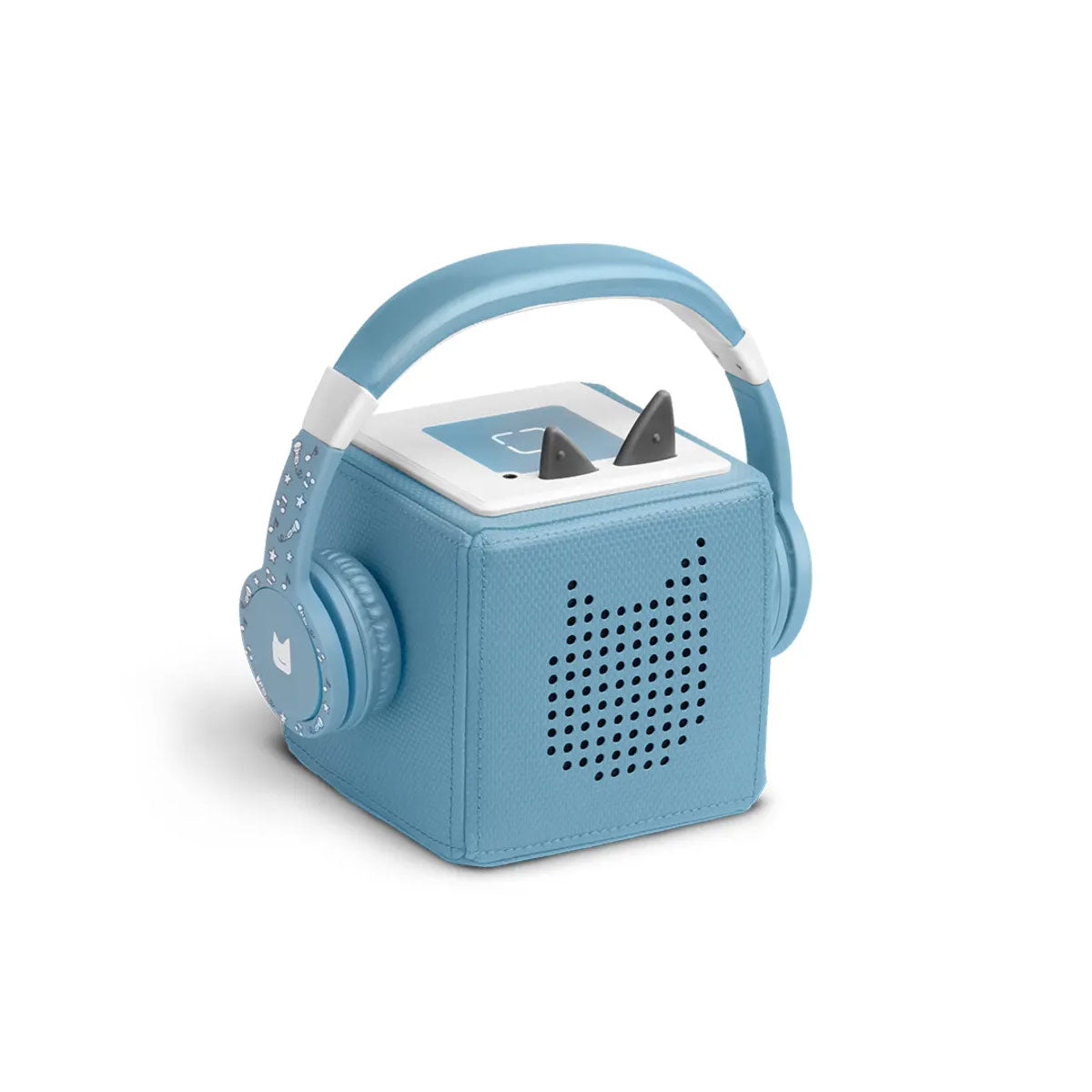 Tonies Light Blue Starter Box + Headphones Bundle