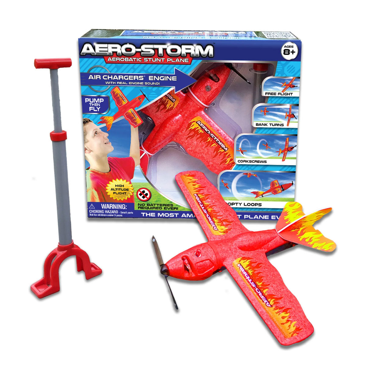 Aero-Storm Aerobatic Stunt Plane Red