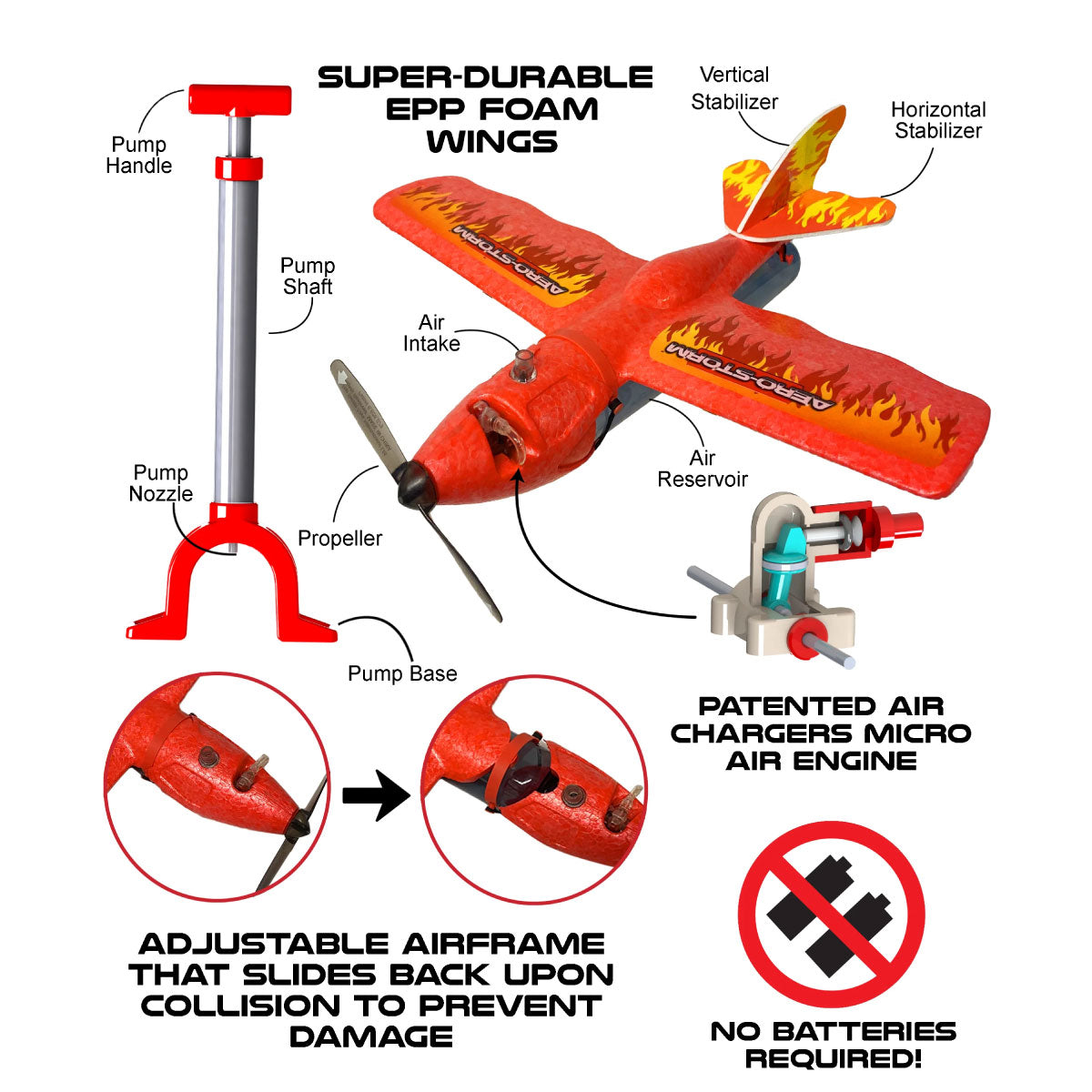 Aero-Storm Aerobatic Stunt Plane