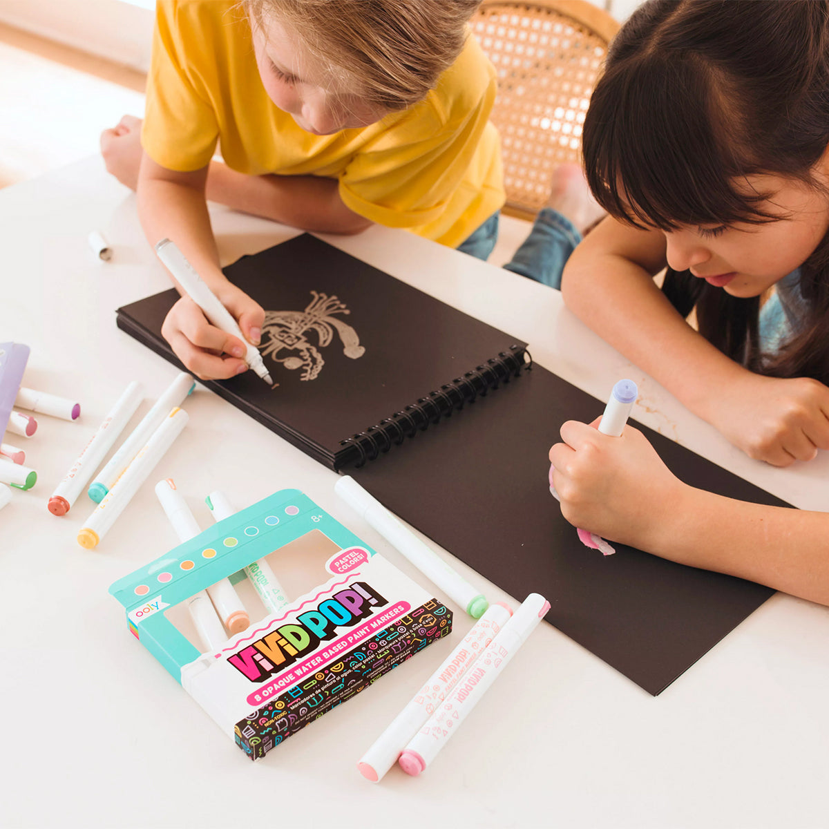 Vivid Pop! 8 Water Based Paint Markers - Pastel - by Ooly.