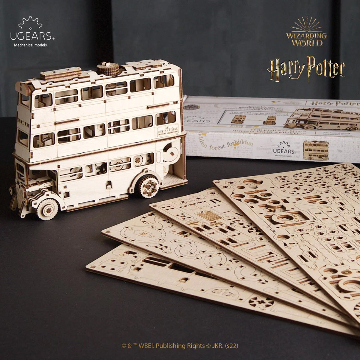 UGears Harry Potter Knight Bus Mechanical Model