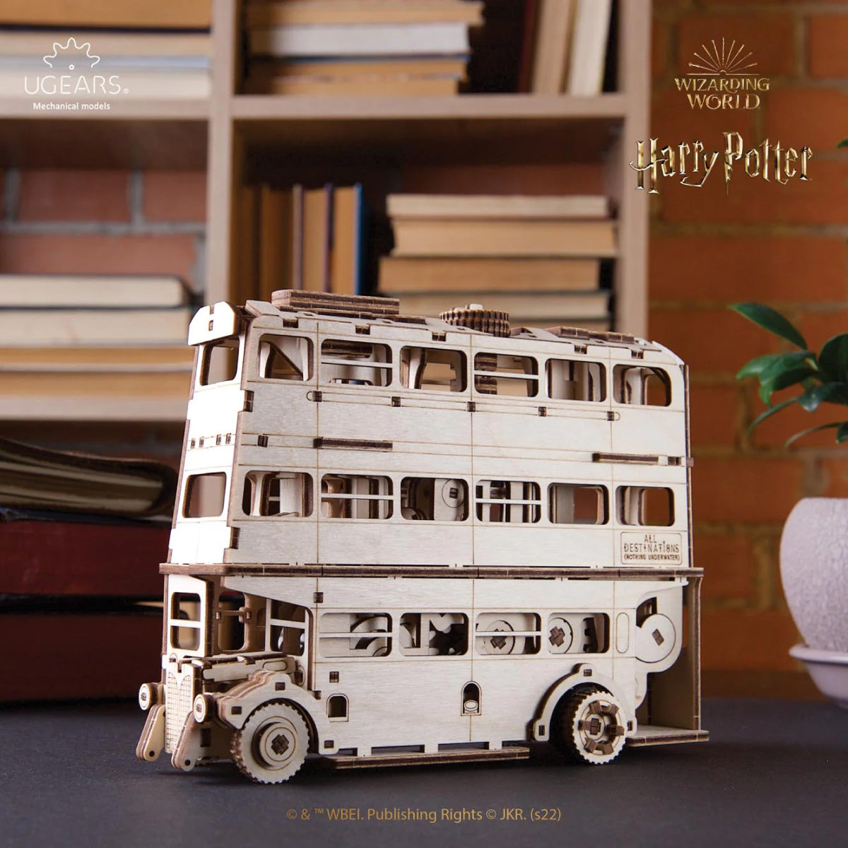 UGears Harry Potter Knight Bus Mechanical Model