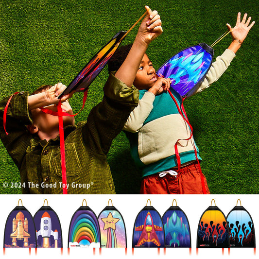 Watchitude Rubber Band Rocket Kites 2 Pack