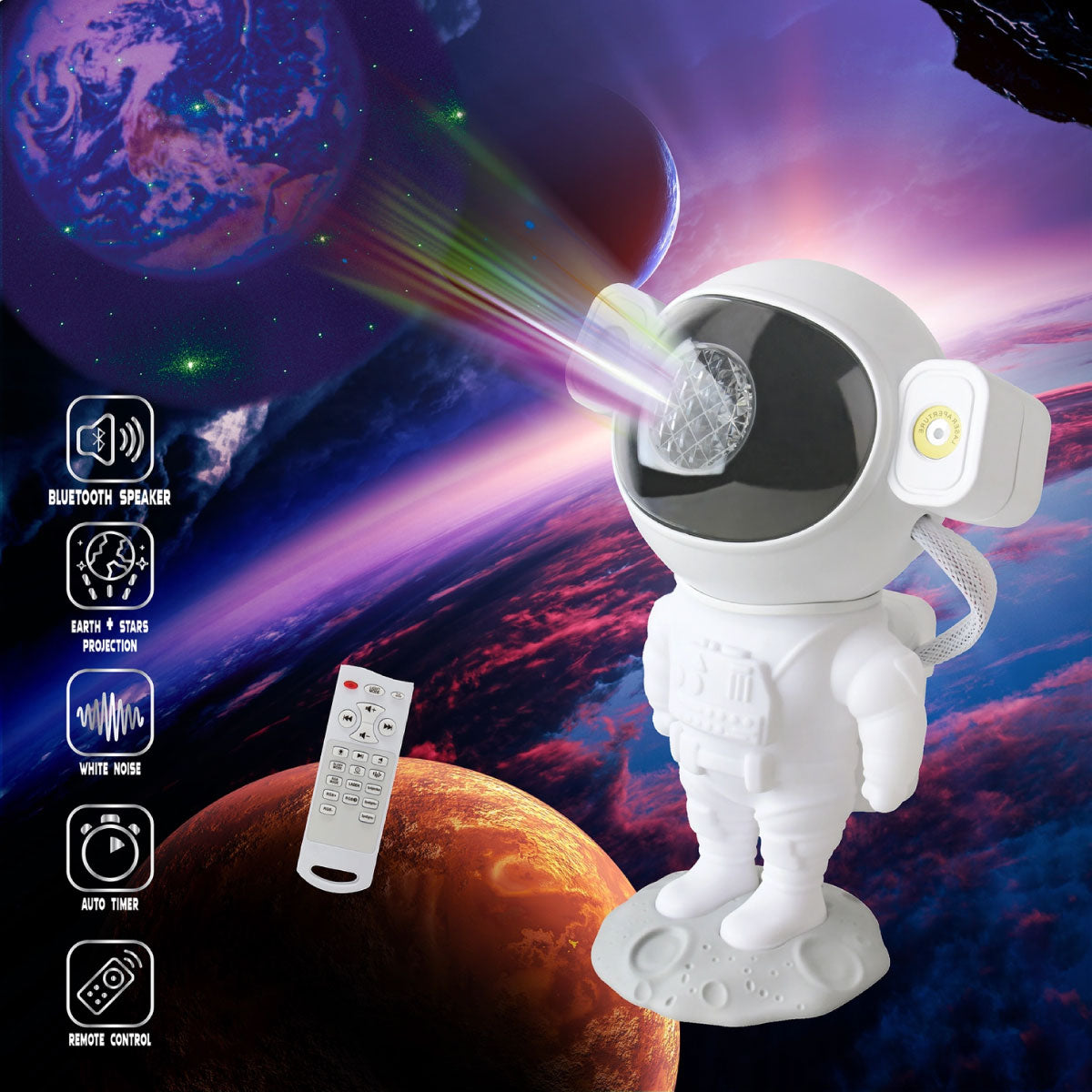 AstroLite Bluetooth Speaker and Projector
