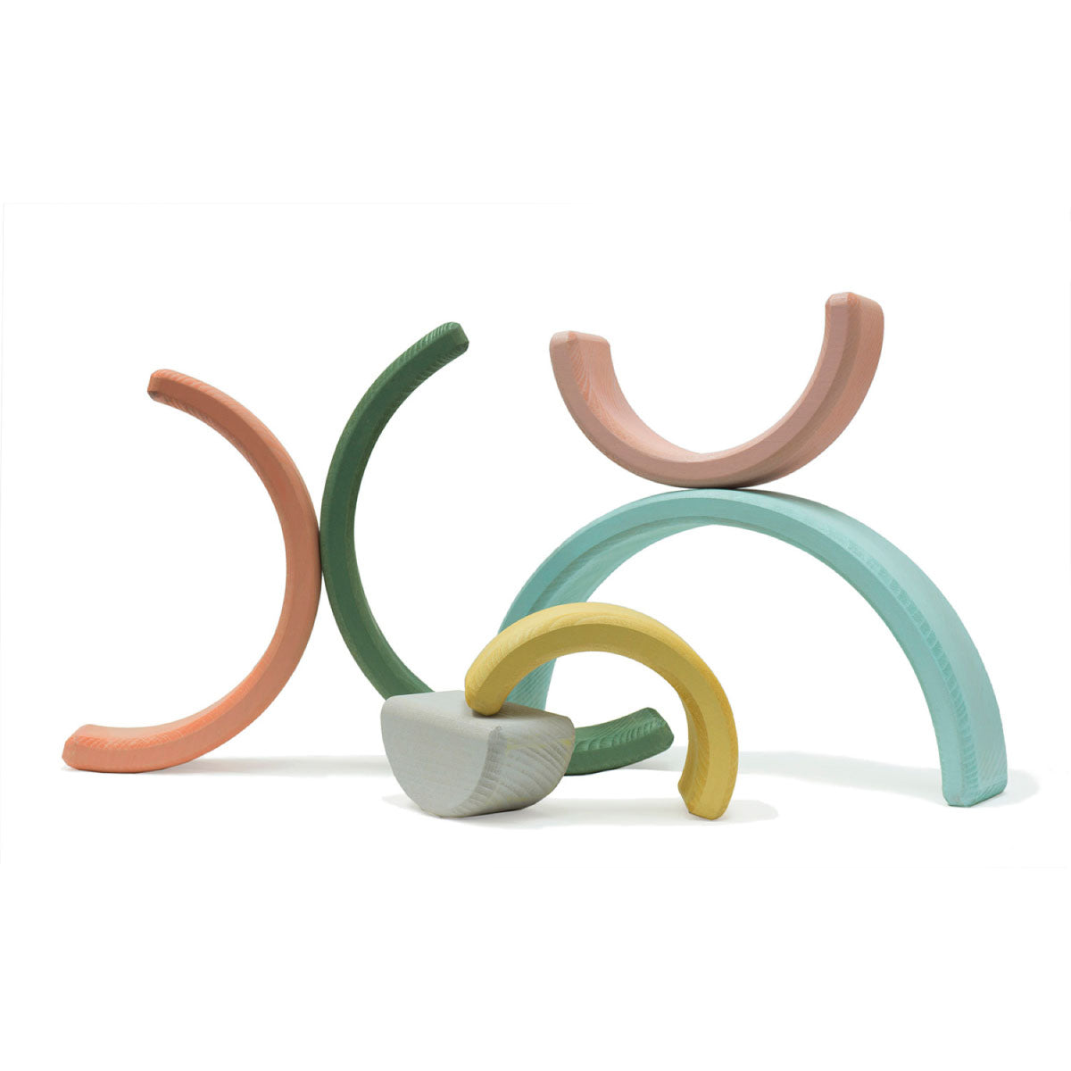 Wonder & Wise Rainbow Nesting Blocks