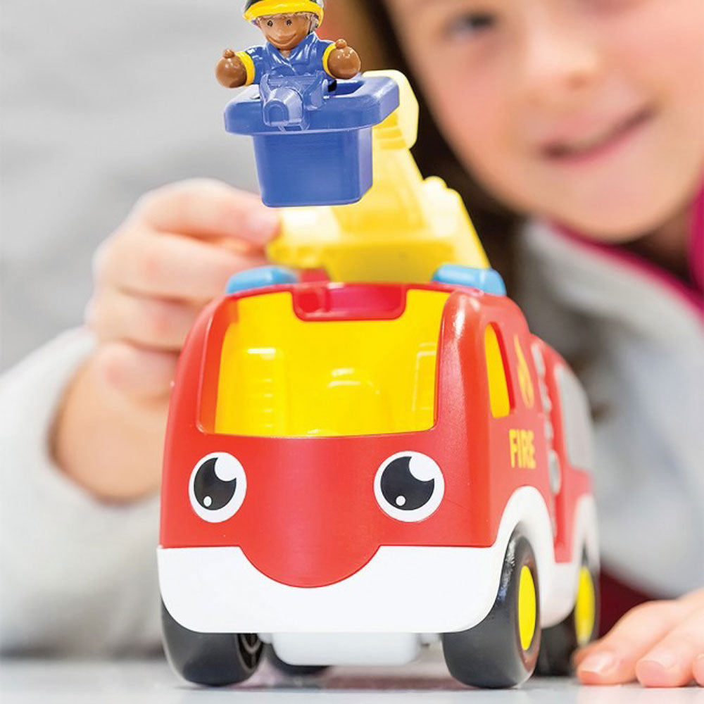 Child playing with WOW Ernie Fire Engine