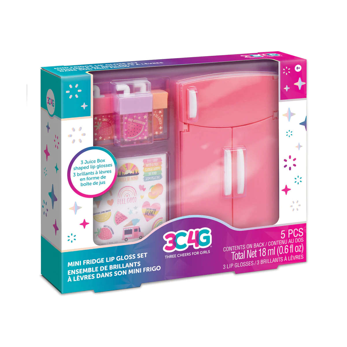 Mini Fridge Lip Gloss Set
