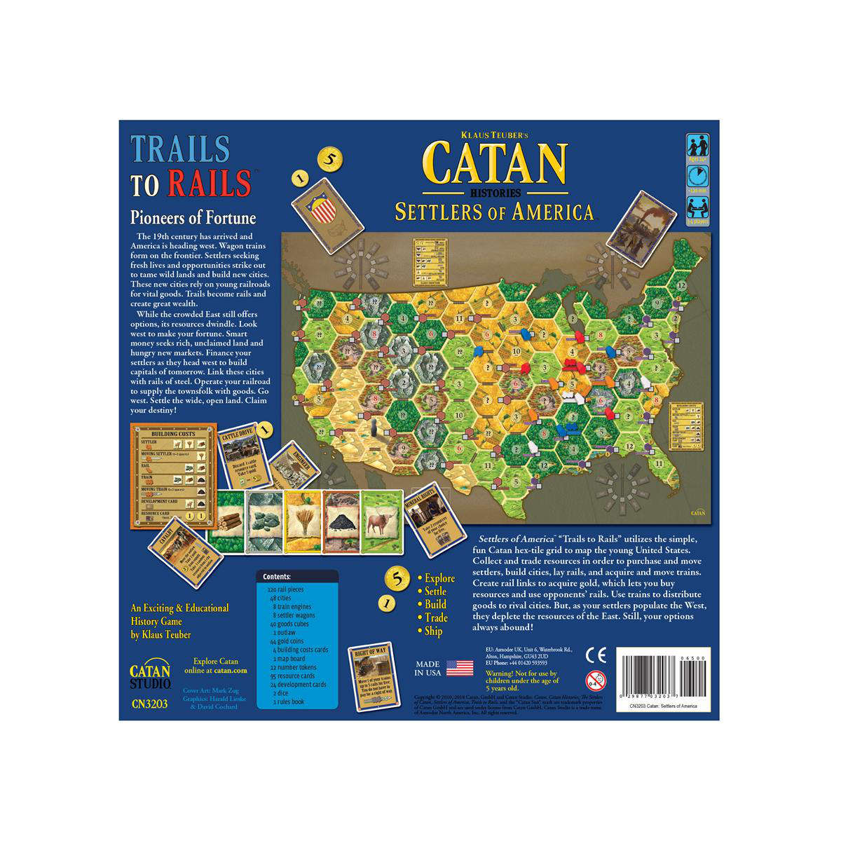 Catan Histories: Settlers of America by Catan Studio