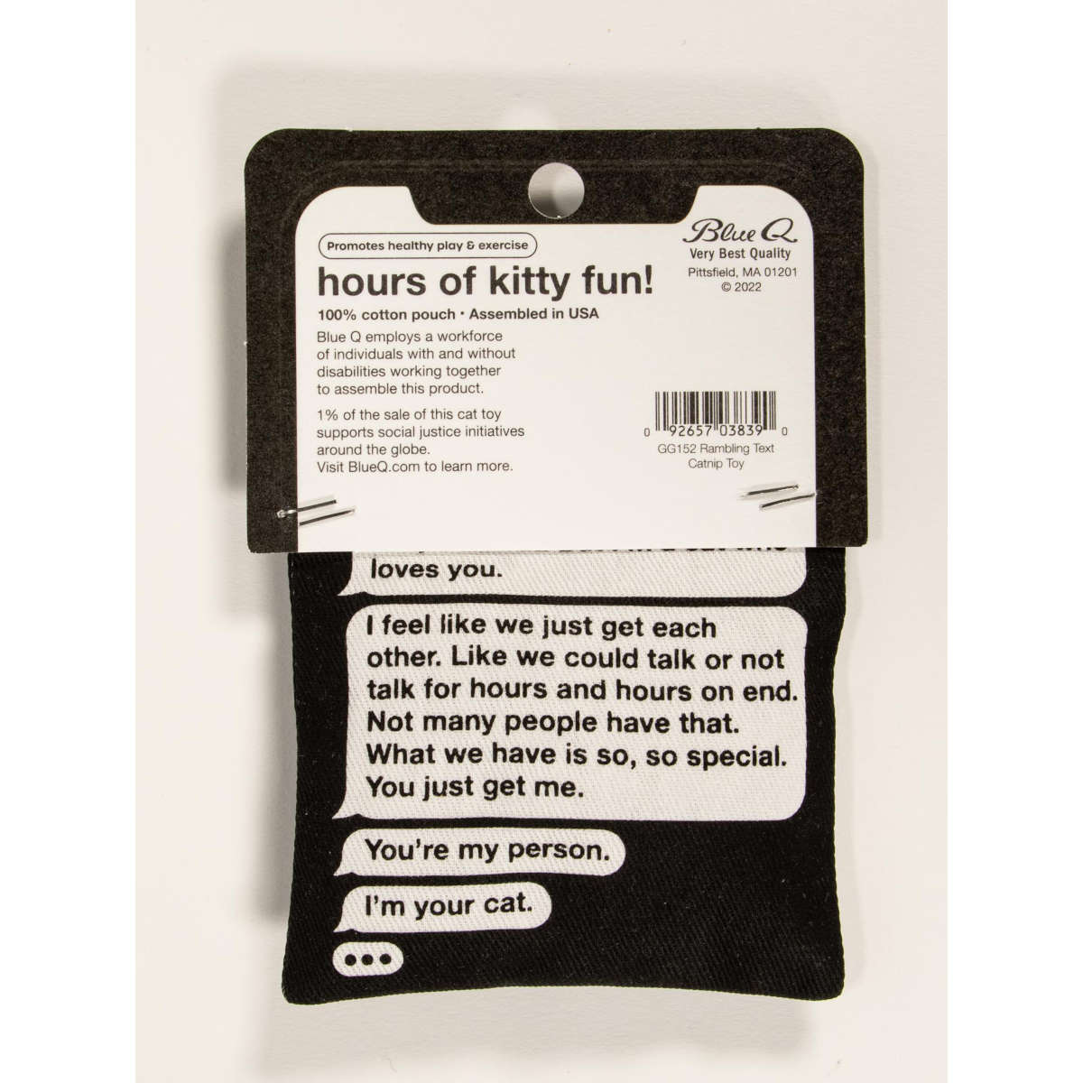 Blue Q Rambling Text from your Cat