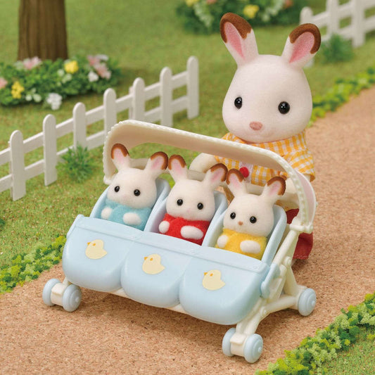 Calico Critters Triplets Stroller