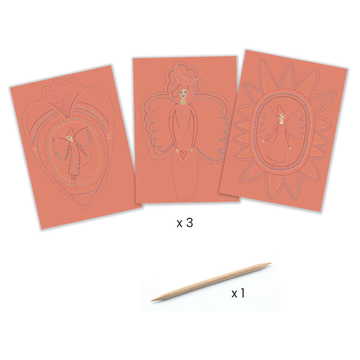 Djeco Angels Scratch Card