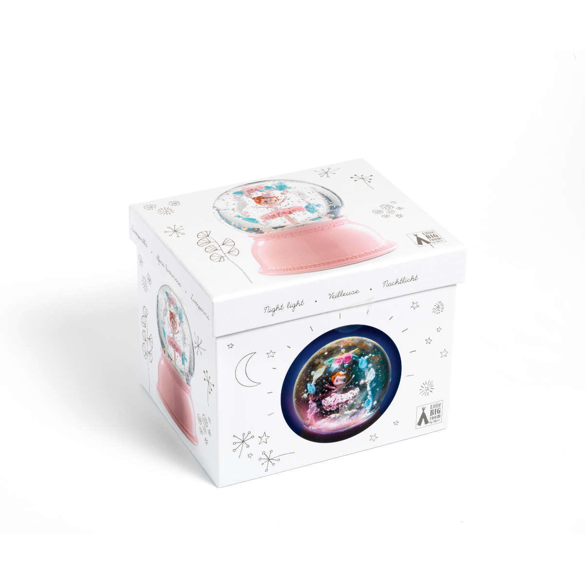 Djeco Ballerina Snow Globe Night Light