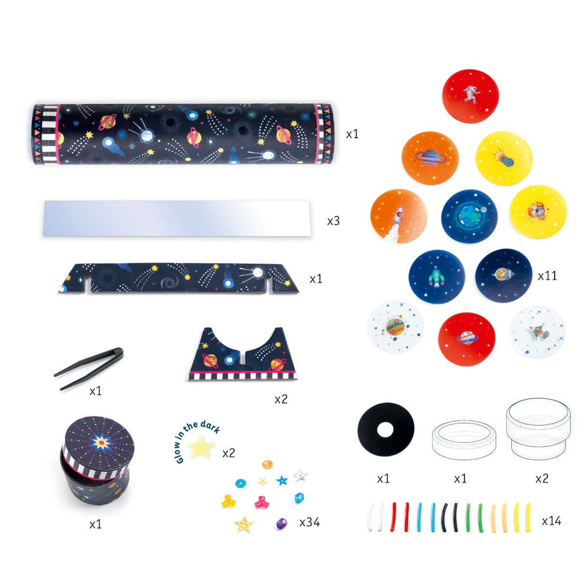 Djeco DIY Space Kaleidoscope