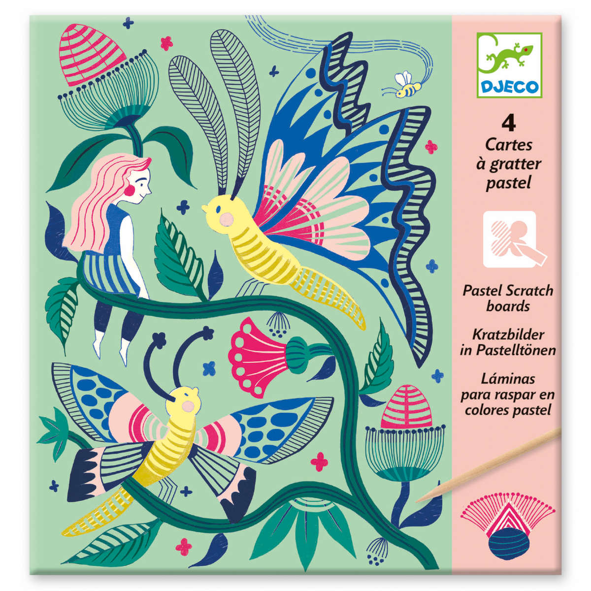 Djeco Fantasy Garden Scratch Cards