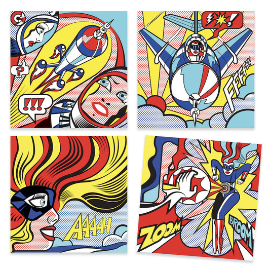 Djeco Super Hero Transfer Kit