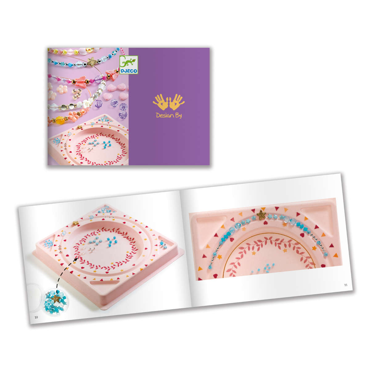 Djeco Precious Beads Headband Craft Kit