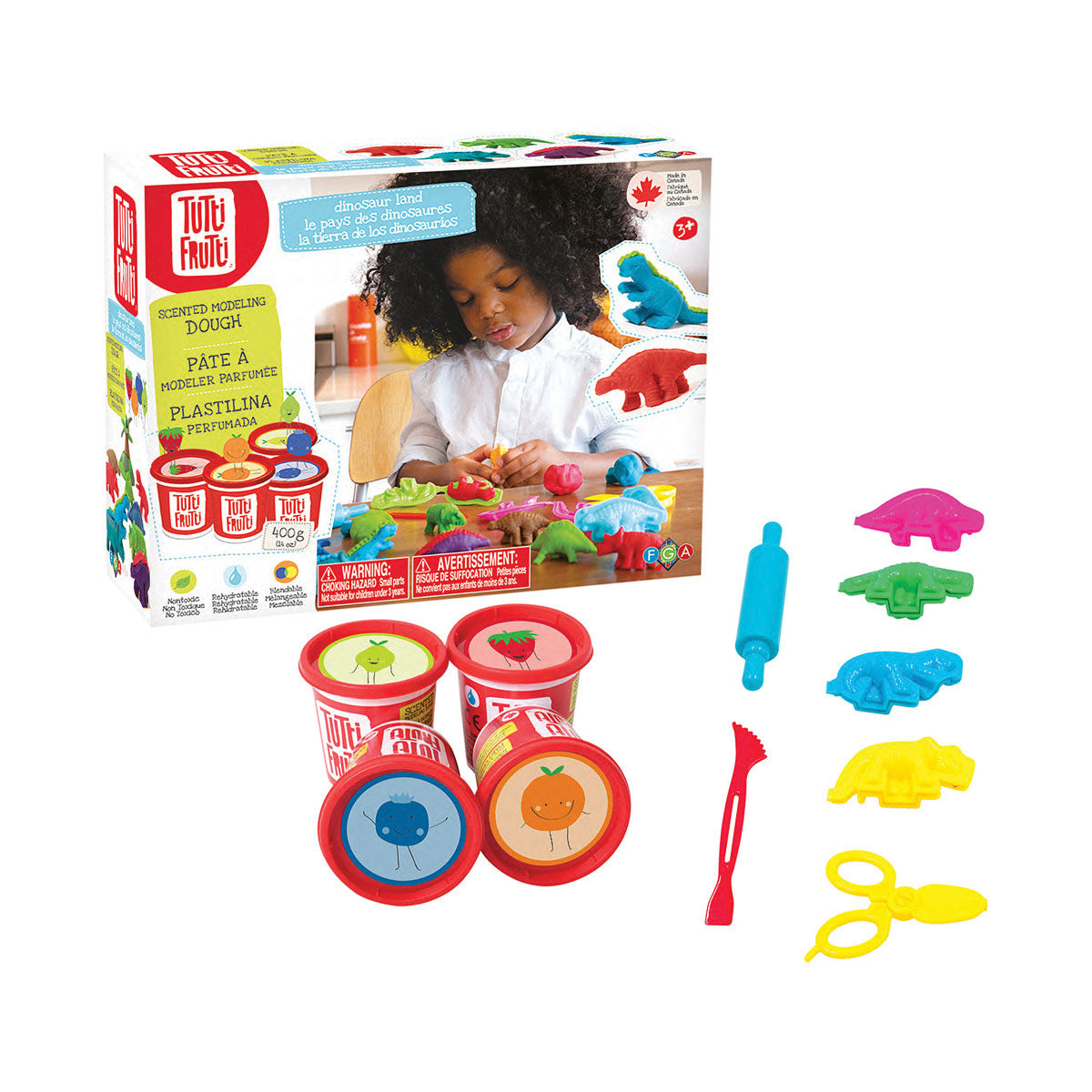 Tutti Frutti Scented Dough - Dinosaur Land