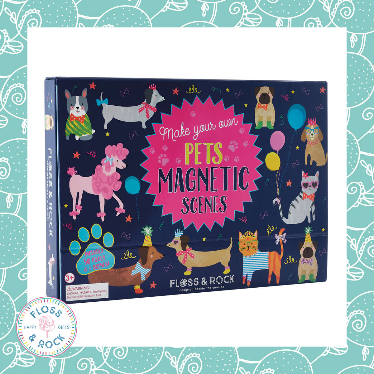 Floss & Rock Magnetic Play Scene: Pets