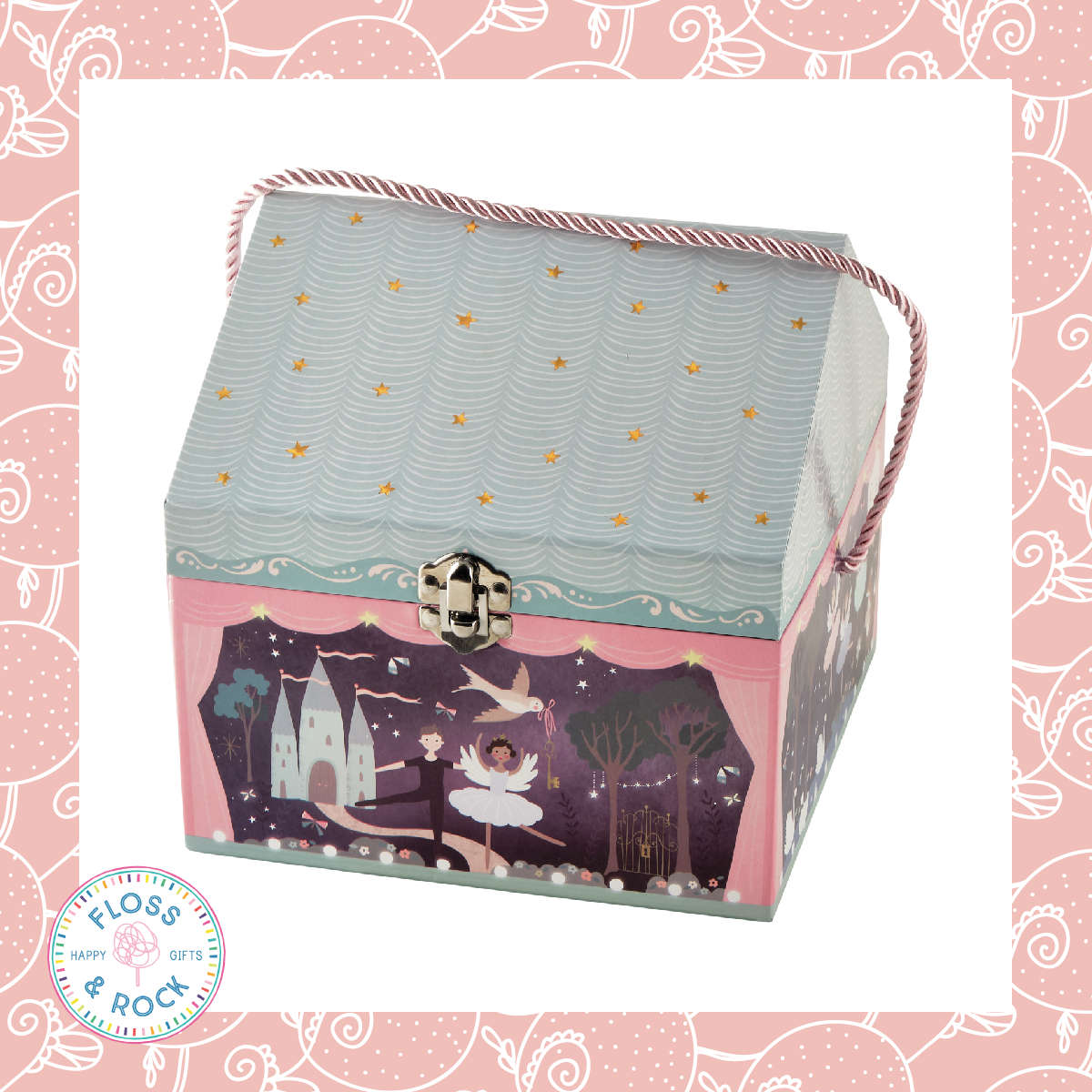 Floss & Rock Musical Tin Tea Set: Enchanted