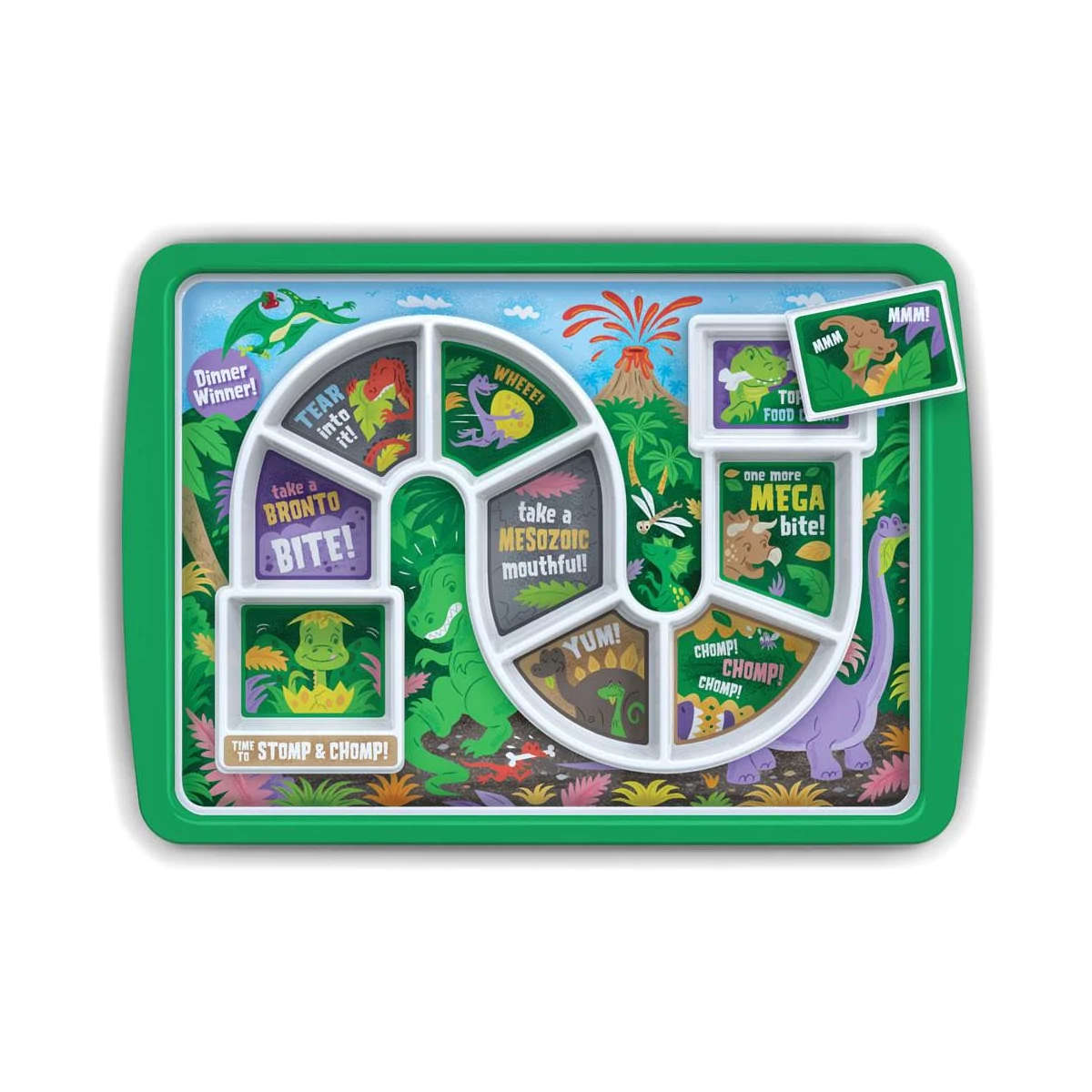 Fred Dinner Winner Dino Time Plate