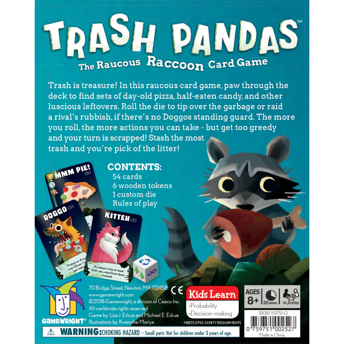 Trash Pandas by Gamewright