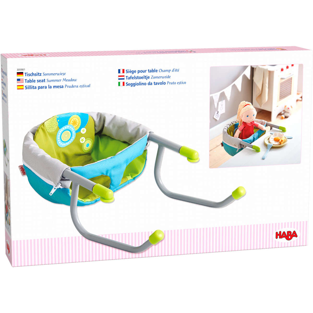Haba Summer Meadow Table Seat for Dolls