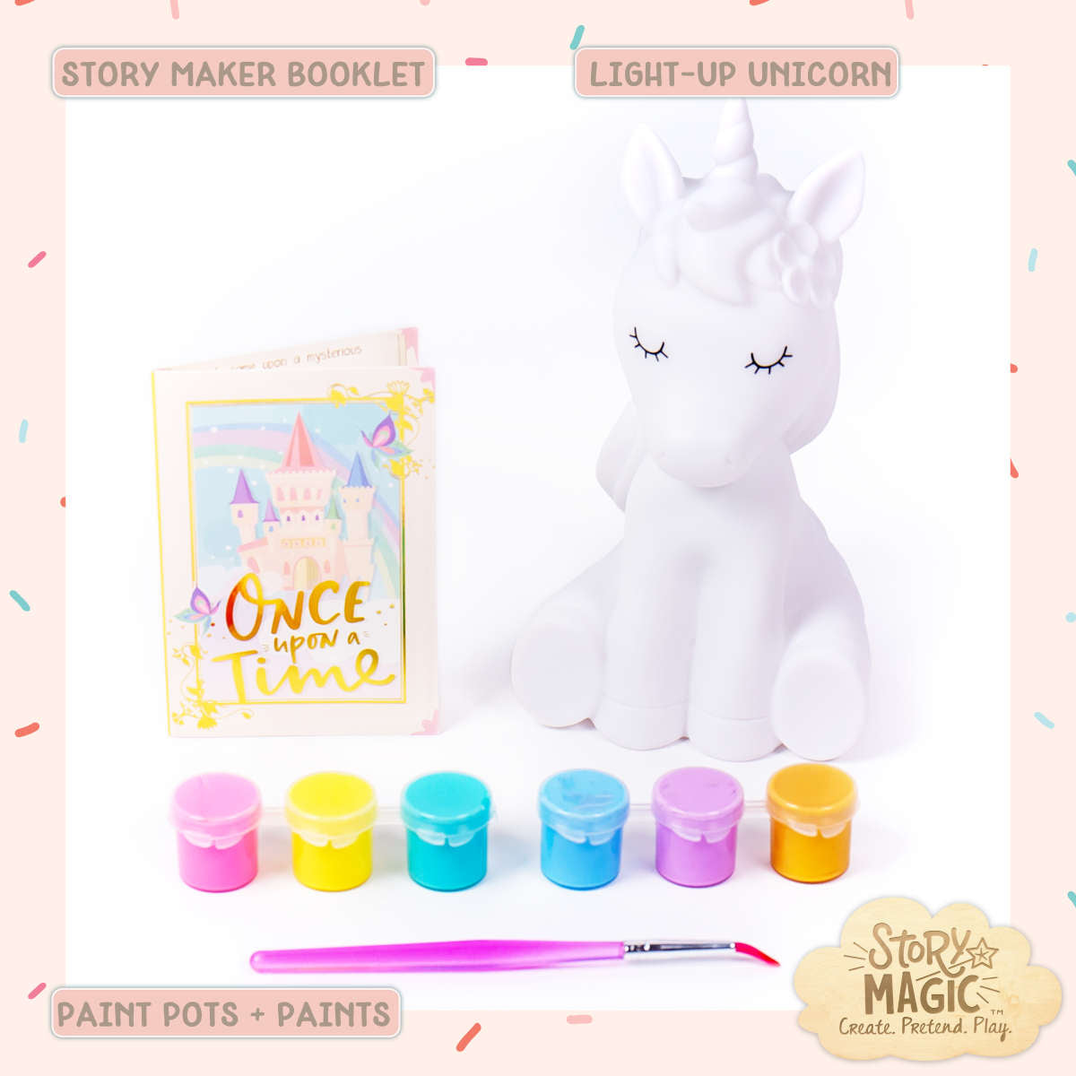 Story Magic PYO Light-Up Unicorn by Horizon Group, USA