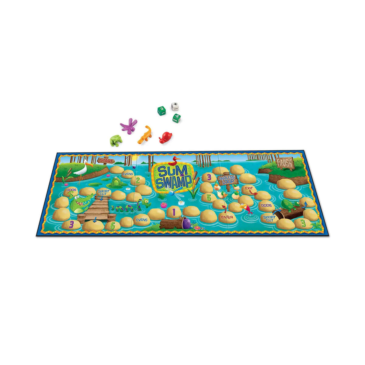 Learning Resources Sum Swamp Addition & Subtraction Game