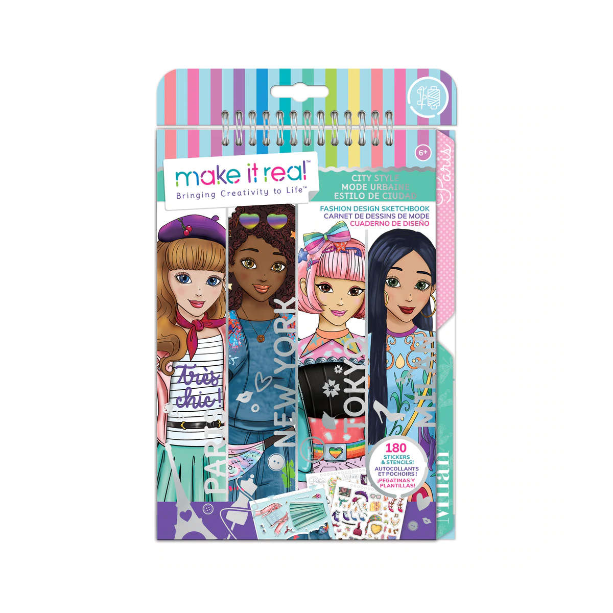 Make It Real Fashion Design Sketchbook City Style