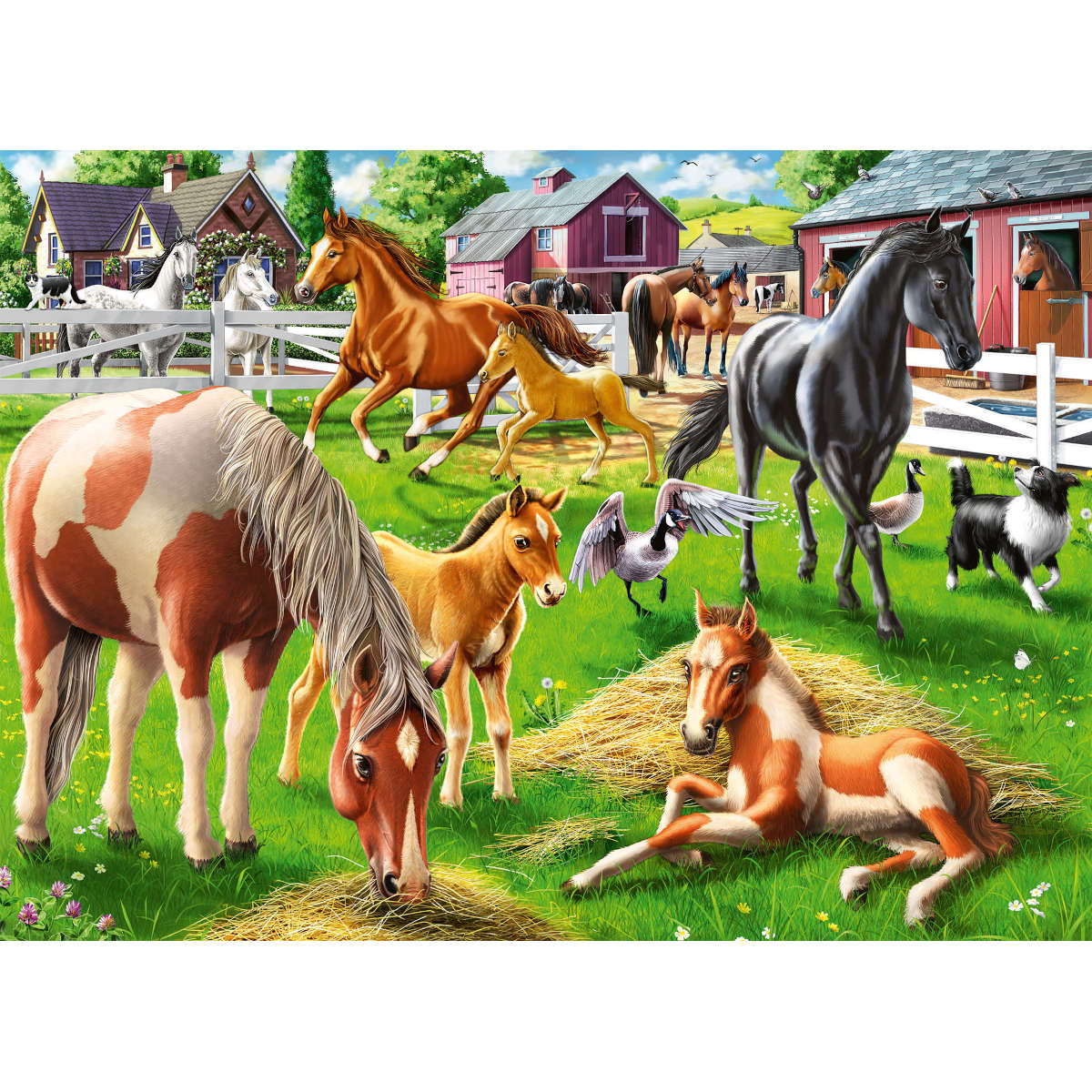 Ravensburger Happy Horses 60 pc floor puzzle