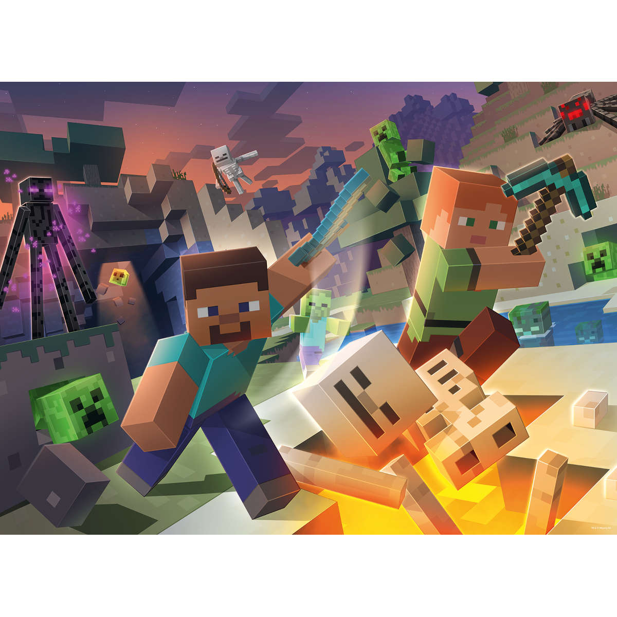 Ravensburger Monster Minecraft 100 XXL pc puzzle